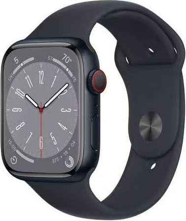 Apple Watch Series 8 - Midnight - 45 mm - Sport Band